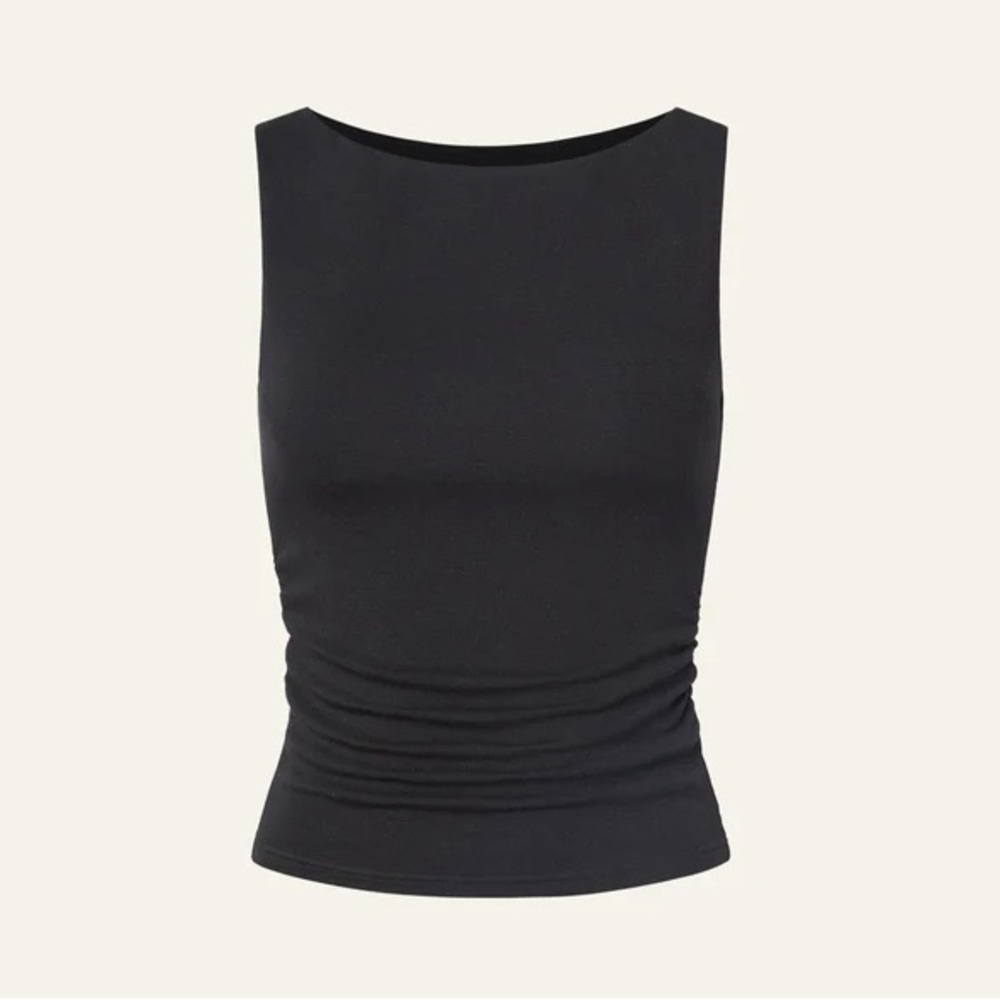 OGL Ruched Sides Boatneck Brami - Picture 5 of 10